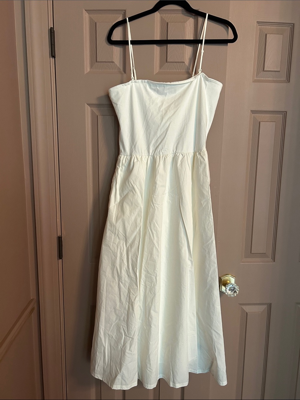 Gap Classic White Spaghetti-Strap Sundress